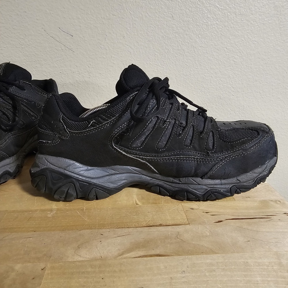 Skechers Steel Toe Work Shoes 77055W 4E Extra Wide Width Memory Foam Mens Sz 9 - Picture 4 of 12